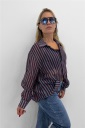 camicia leggermente trasparente trace